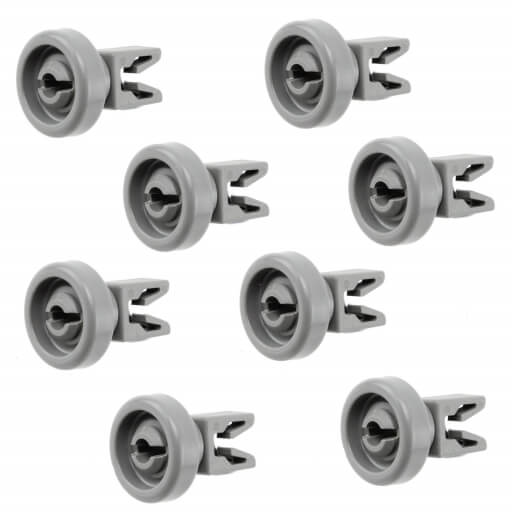 8X Dishwasher Top Upper Basket Wheels For Dishlex SB908SK DX103WK 50286967-00/0 Sparesbarn