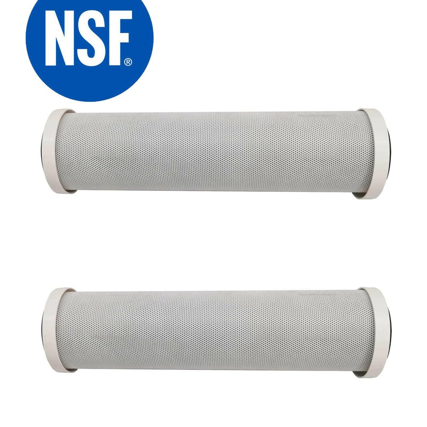 2 X 0.5 Micron Water Filter Cartridges 10"X2.5" For Rust Particles Turbidity Sparesbarn