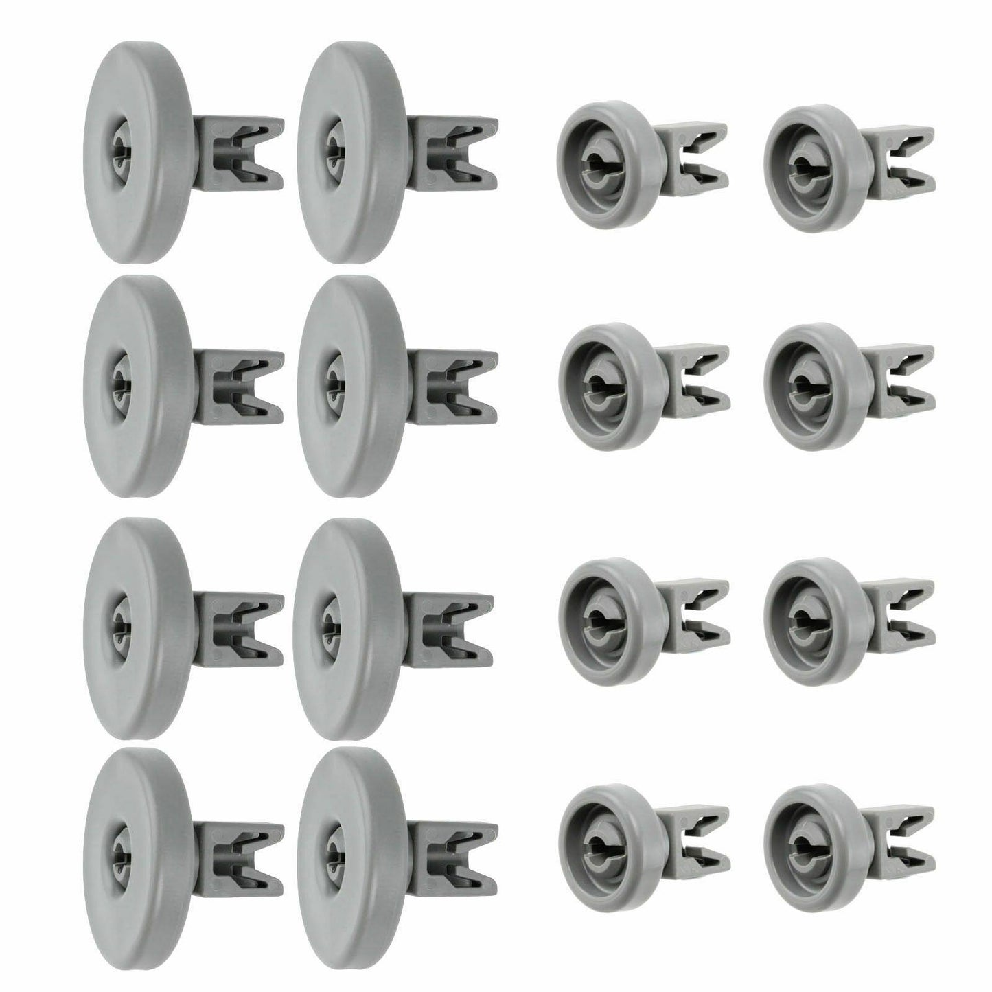 8x Upper & Lower Basket Wheels For Westinghouse SB908SK SB908WK Sparesbarn