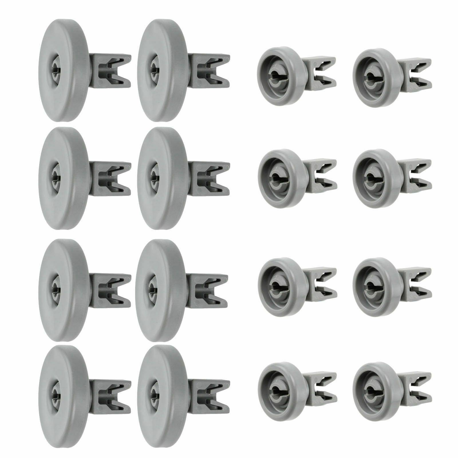 8 x Upper+ 8 x Lower Basket Wheel For Westinghouse 901 WDF901 WDF901SA 911915304 Sparesbarn