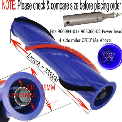 Brush Bar Roller Replacement For Dyson V7 Absolute Animal Motorhead 966084-01 Sparesbarn