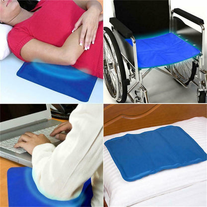 Magic Hot Self Cooling Gel Cool Pad Mat Mattress Topper Car Seat Bed Sofa New Sparesbarn