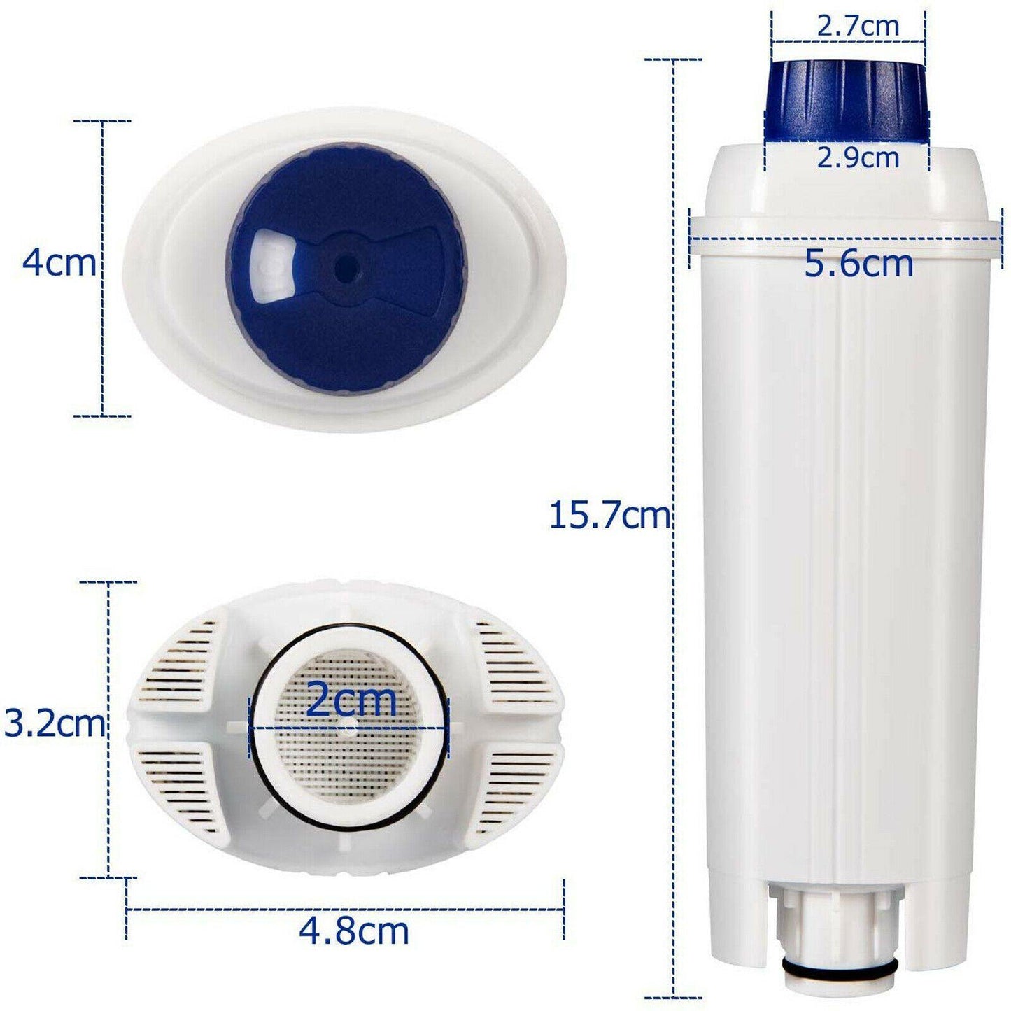 Coffee Machine Water Filter For Delonghi Magnifica S ECAM 22.110 45.760 Sparesbarn