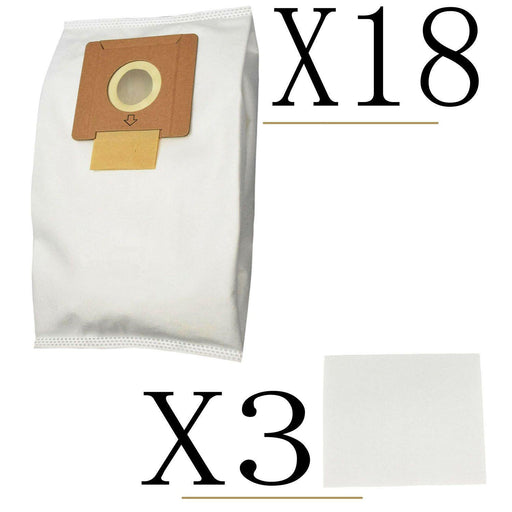 18X Vacuum Cleaner Bags & 3 Filter For H31 SMART R1 4410 4430 5001 H4012 Sparesbarn