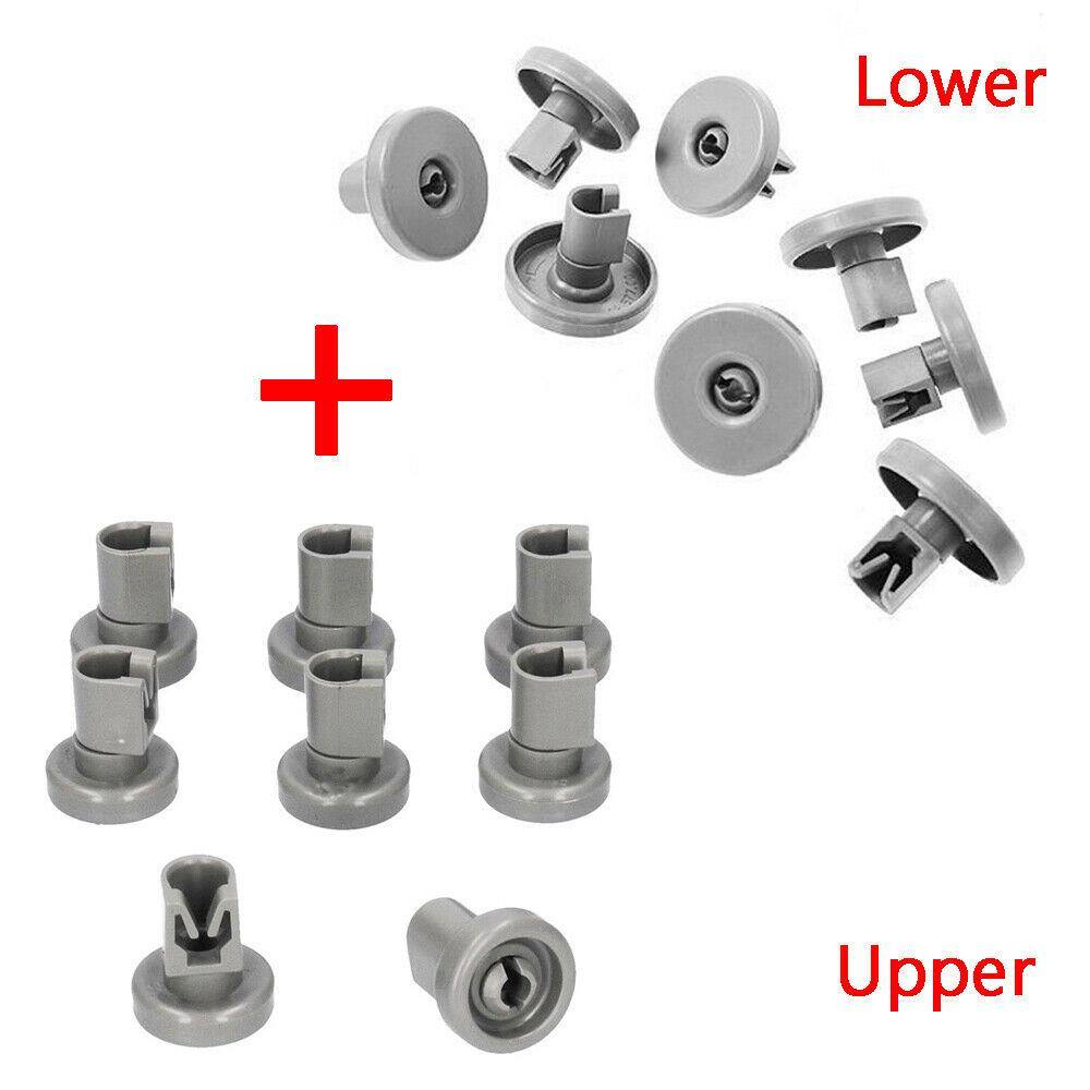 8x Upper & Lower Basket Wheels For Westinghouse SB908SK SB908WK Sparesbarn