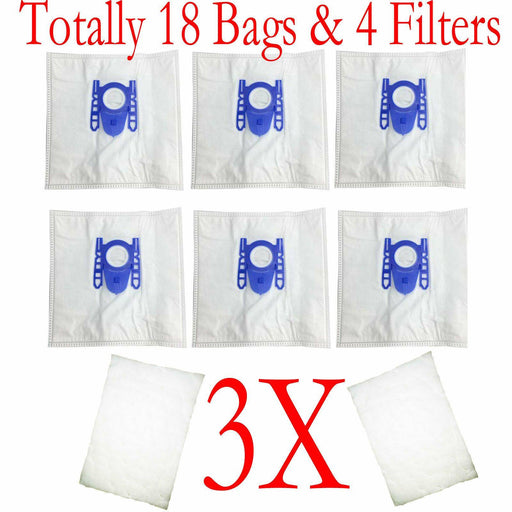 18 Vacuum Dust Bags & 6 Filters For Bosch Type G/G All BBZ41FGALL 17000940 Sparesbarn