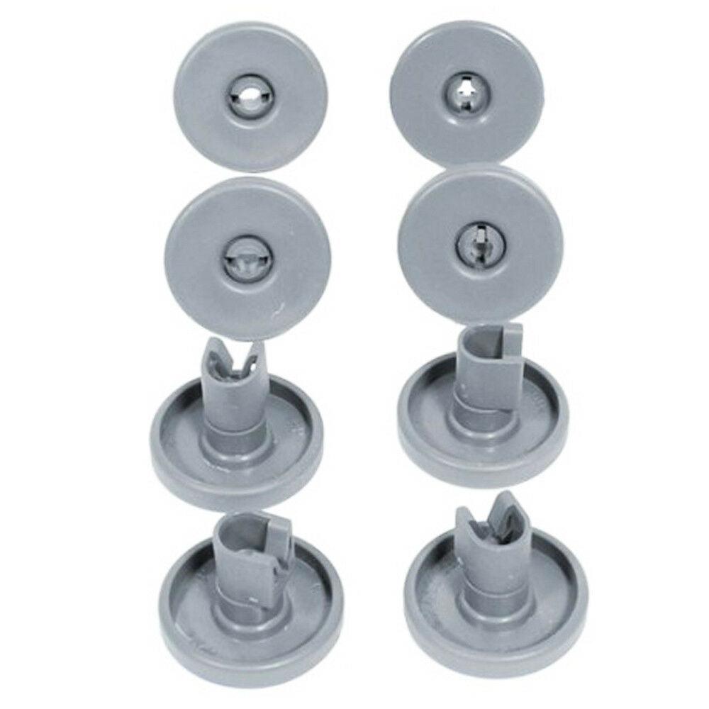 8X Lower Dishwasher Basket Wheels For Zanussi ZDF250 ZDF250ALU ZDT430 ZDT6041 Sparesbarn