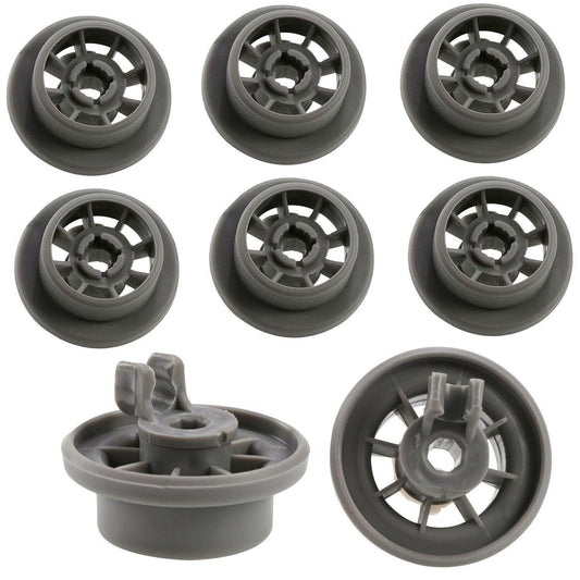 8X Dishwasher Lower Basket Wheels For Bosch SGS4702AU30 SGS5302AU12 SGS4712AU32 Sparesbarn