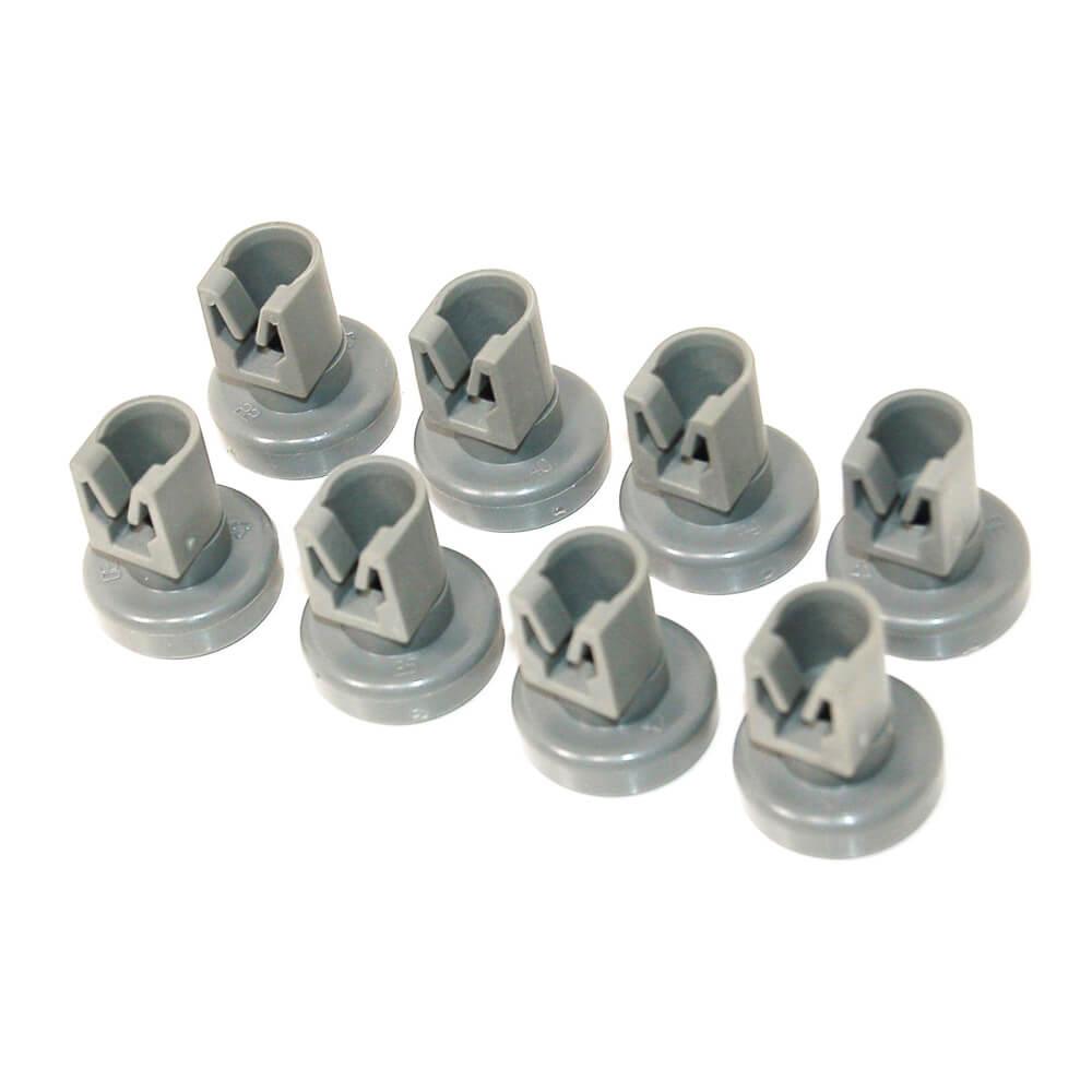 8X Dishwasher Top Basket Wheels For Westinghouse Silhouette 908 SB908 SB908WK Sparesbarn